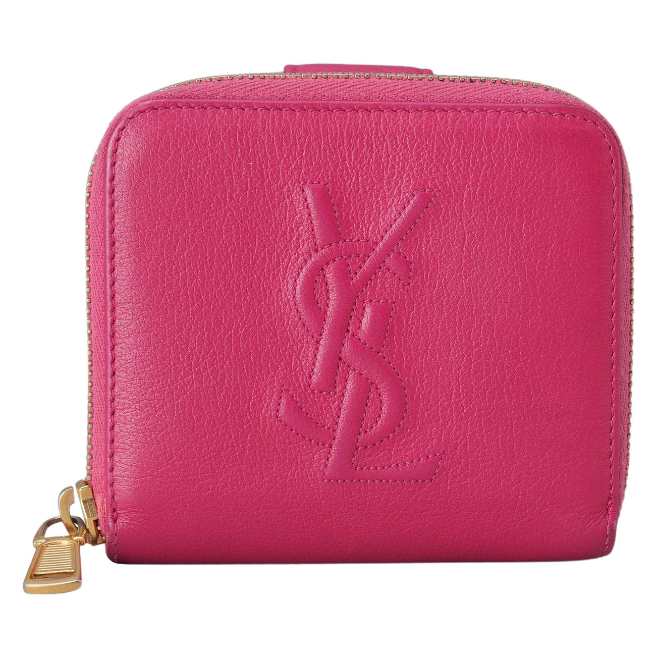 YVES SAINT LAURENT(USED)생로랑 벨드쥬르 지퍼 반지갑